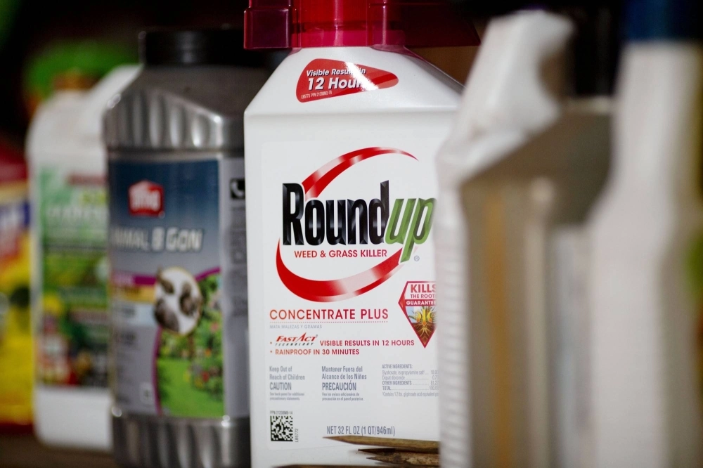 A bottle of Bayer AG Roundup brand weedkiller concentrate  A bottle of Bayer AG Roundup brand weedkiller concentrate