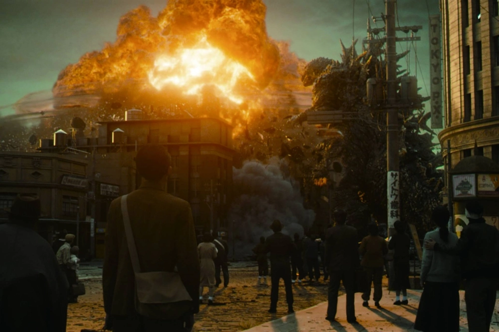 The title monster in “Godzilla Minus One” is a threat, of course, but the real story is about finding community in the wake of destruction. The title monster in “Godzilla Minus One” is a threat, of course, but the real story is about finding community in the wake of destruction.