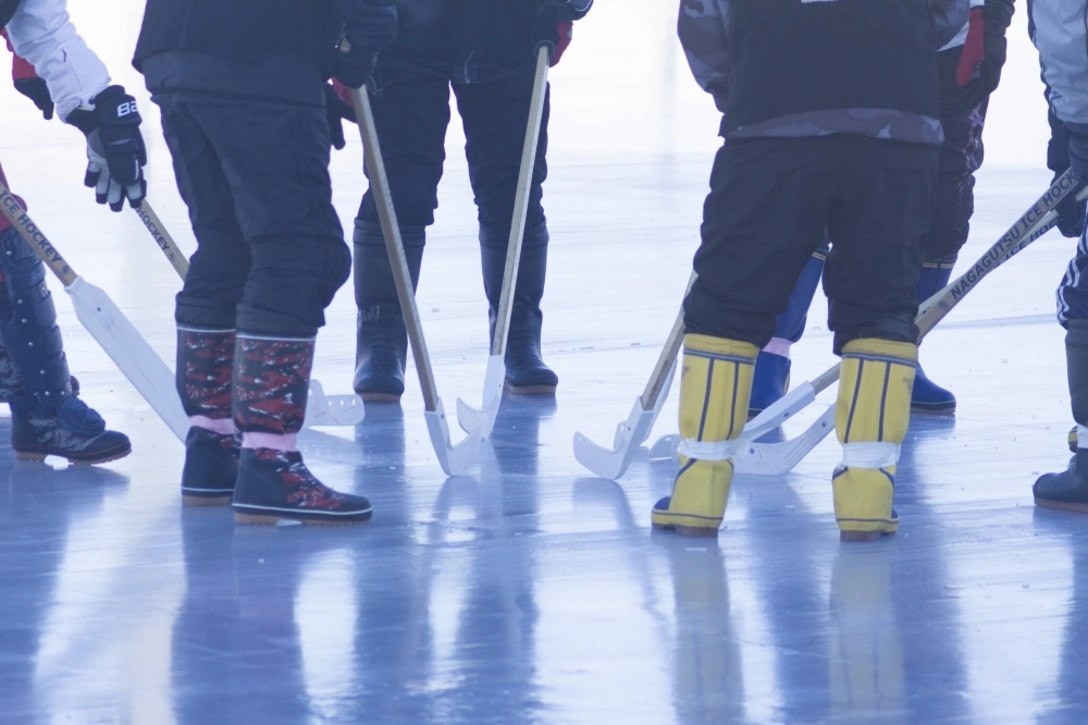 The sport was created in the town of Kushiro in 1978 by former Olympic ice hockey goalkeeper Katsuji Morishima, who married two things every East Hokkaido resident has — a pair of rubber rain boots and a love of ice hockey. The sport was created in the town of Kushiro in 1978 by former Olympic ice hockey goalkeeper Katsuji Morishima, who married two things every East Hokkaido resident has — a pair of rubber rain boots and a love of ice hockey.