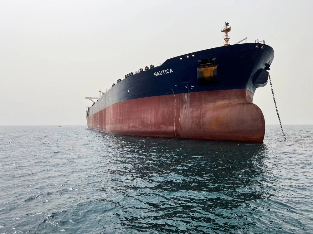 The Nautica, a replacement oil tanker for the decaying FSO Safer, arrives in the Red Sea port of Hodeidah, Yemen, in July last year.  The Nautica, a replacement oil tanker for the decaying FSO Safer, arrives in the Red Sea port of Hodeidah, Yemen, in July last year.