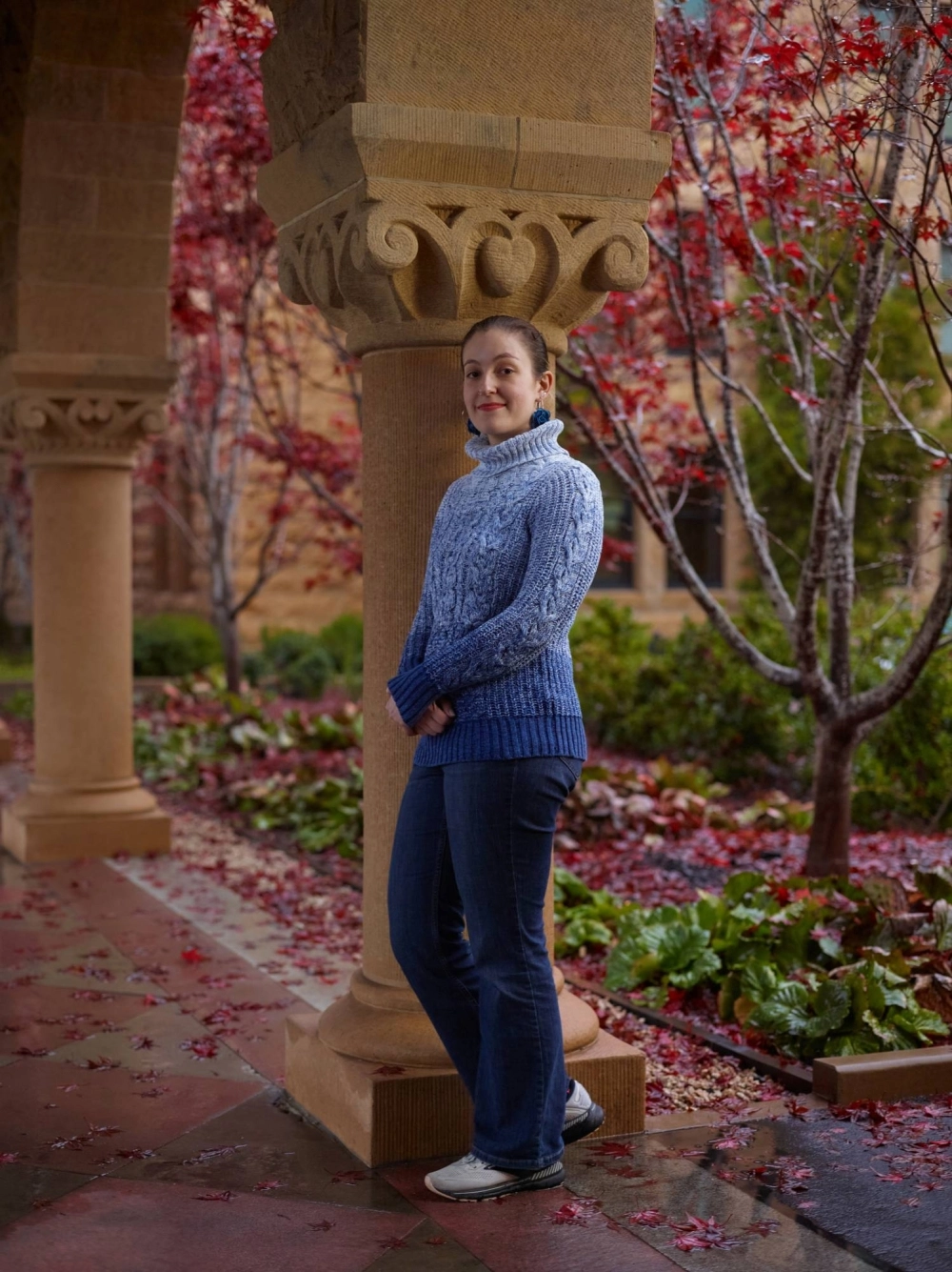 Rebecca Grekin, a Ph.D. candidate, on the Stanford University campus on Dec. 18. “I know people who are trying to change things from the inside. I’ve seen change,” Grekin said. Rebecca Grekin, a Ph.D. candidate, on the Stanford University campus on Dec. 18. “I know people who are trying to change things from the inside. I’ve seen change,” Grekin said.