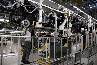 Japan's corporate spending on plants and equipment jumped 16.4% in the fourth quarter from a year earlier, government data shows. | Bloomberg