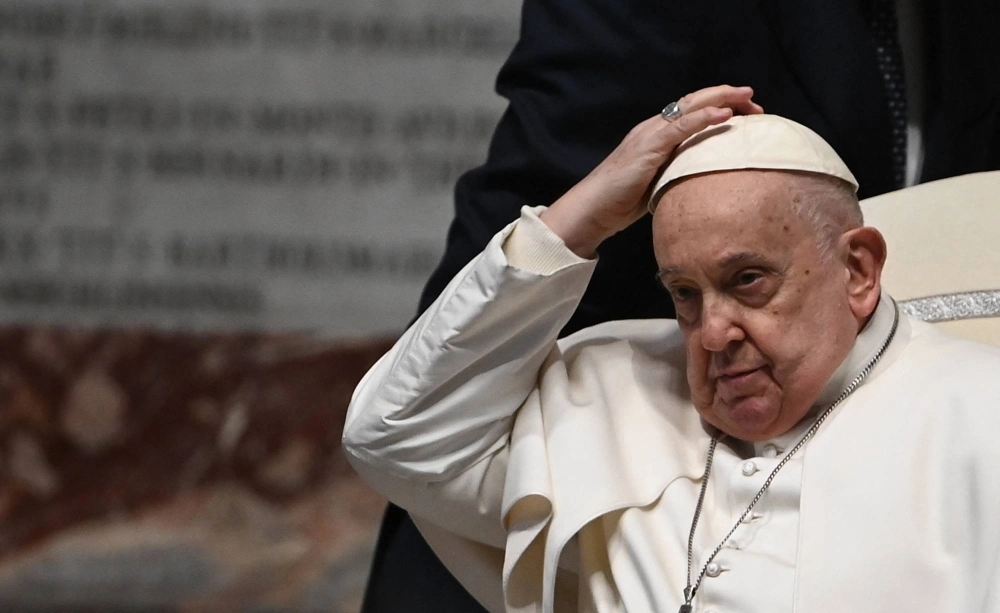 Pope Francis presides over a Mass in St. Peter's Basilica at the Vatican on Saturday.  Pope Francis presides over a Mass in St. Peter's Basilica at the Vatican on Saturday.