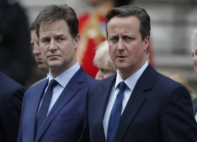 Former British Prime Minister David Cameron (right) and former Deputy Prime Minister Nick Clegg are both experiencing a revival in U.K. political and business circles. Former British Prime Minister David Cameron (right) and former Deputy Prime Minister Nick Clegg are both experiencing a revival in U.K. political and business circles.