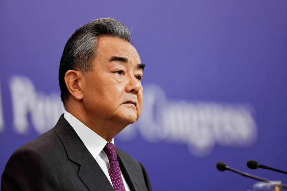 Chinese Foreign Minister Wang Yi attends a press conference on the sidelines of the National People's Congress in Beijing on Thursday. Chinese Foreign Minister Wang Yi attends a press conference on the sidelines of the National People's Congress in Beijing on Thursday.