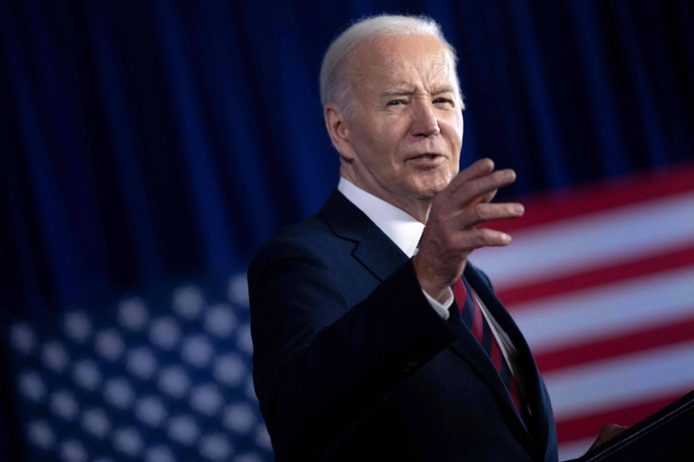 U.S. President Joe Biden speaks during a campaign event in Milwaukee, Wisconsin, on Wednesday. U.S. President Joe Biden speaks during a campaign event in Milwaukee, Wisconsin, on Wednesday.