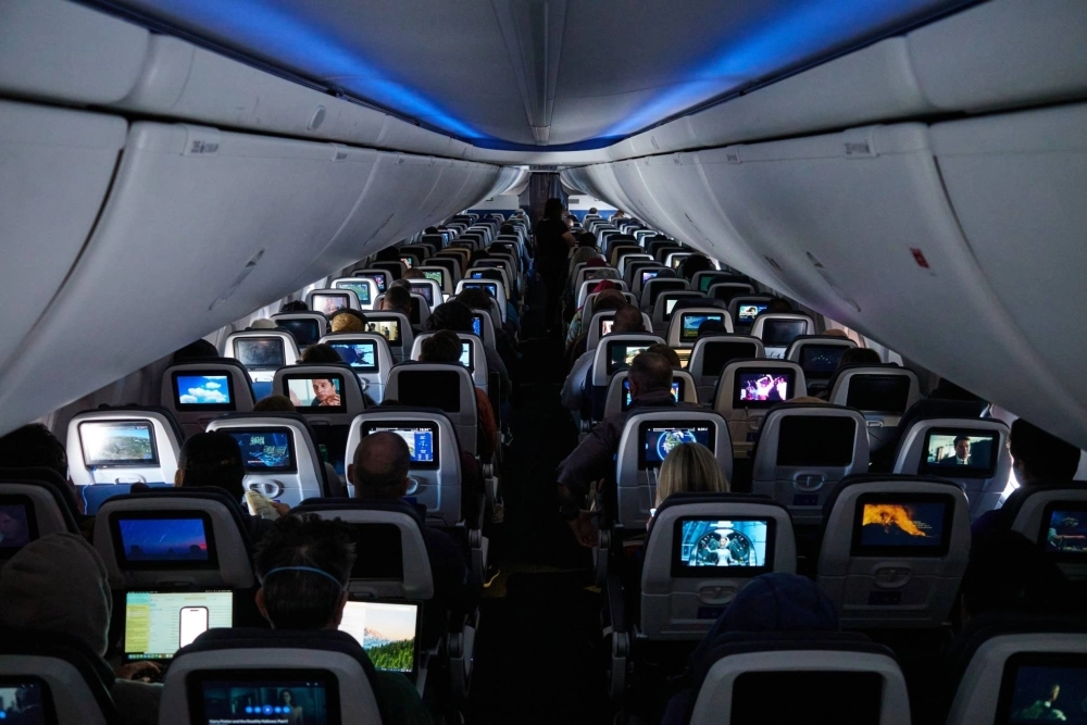 Passengers on a Boeing 737 Max-8 plane during a United Airlines flight. United now expects to receive fewer than a third of the 157 Max planes it contracted for this year, and is reportedly near a deal to replace some of those with at least three dozen Airbus A321 jets secured from aircraft lessors. Passengers on a Boeing 737 Max-8 plane during a United Airlines flight. United now expects to receive fewer than a third of the 157 Max planes it contracted for this year, and is reportedly near a deal to replace some of those with at least three dozen Airbus A321 jets secured from aircraft lessors.