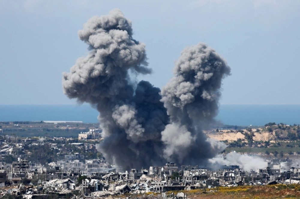 Smoke rises from the Gaza Strip during an explosion following an airstrike on Saturday. The war in Gaza has not stopped and Hamas has not freed anyone despite the adoption of a U.N. resolution on Monday demanding a cease-fire and the release of hostages. Smoke rises from the Gaza Strip during an explosion following an airstrike on Saturday. The war in Gaza has not stopped and Hamas has not freed anyone despite the adoption of a U.N. resolution on Monday demanding a cease-fire and the release of hostages.