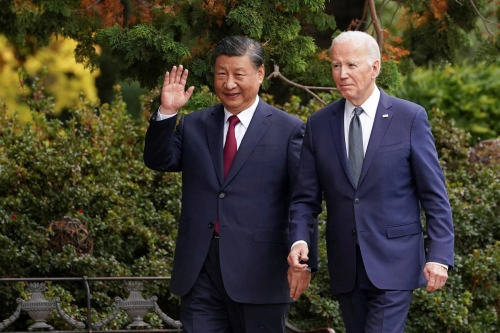 Chinese leader Xi Jinping and U.S. President Joe Biden on the sidelines of the Asia-Pacific Economic Cooperation summit in Woodside, California, on Nov. 15 Chinese leader Xi Jinping and U.S. President Joe Biden on the sidelines of the Asia-Pacific Economic Cooperation summit in Woodside, California, on Nov. 15