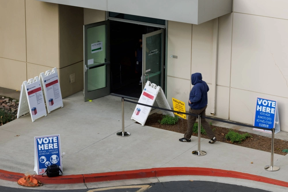 A voter arrives at a polling station in San Diego, California. According to a recent survey, young U.S. men were the only population group in the United States or seven EU member states actually to have become more conservative since 2014. A voter arrives at a polling station in San Diego, California. According to a recent survey, young U.S. men were the only population group in the United States or seven EU member states actually to have become more conservative since 2014.