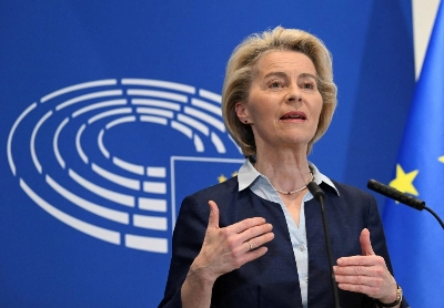 European Commission President Ursula von der Leyen at the European Parliament in Brussels, on April 10. Von der Leyen is unleashing a barrage of trade restrictions against China, aiming to tackle unfair trade practices that are said to be contributing to social and political challenges for the bloc. European Commission President Ursula von der Leyen at the European Parliament in Brussels, on April 10. Von der Leyen is unleashing a barrage of trade restrictions against China, aiming to tackle unfair trade practices that are said to be contributing to social and political challenges for the bloc.