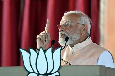 Indian Prime Minister Narendra Modi. The national election results won’t be known until June 4, when vote counting takes place. Indian Prime Minister Narendra Modi. The national election results won’t be known until June 4, when vote counting takes place.