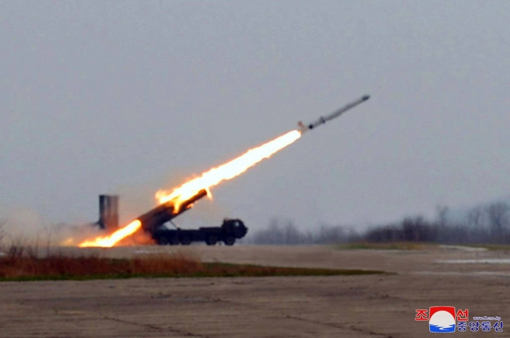 North Korea conducts a test of a  North Korea conducts a test of a