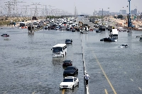 The United Arab Emirates was battered on Tuesday by its heaviest downpour since records began in 1949.  | Getty Images / via bloomberg