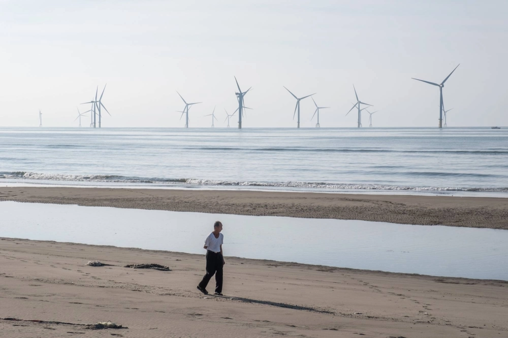 Wind turbines off the coast of Zhunan Township, Taiwan. Misguided policies threaten to sink outgoing President Tsai Ing-wen’s hopes of achieving his renewable energy targets. Wind turbines off the coast of Zhunan Township, Taiwan. Misguided policies threaten to sink outgoing President Tsai Ing-wen’s hopes of achieving his renewable energy targets.