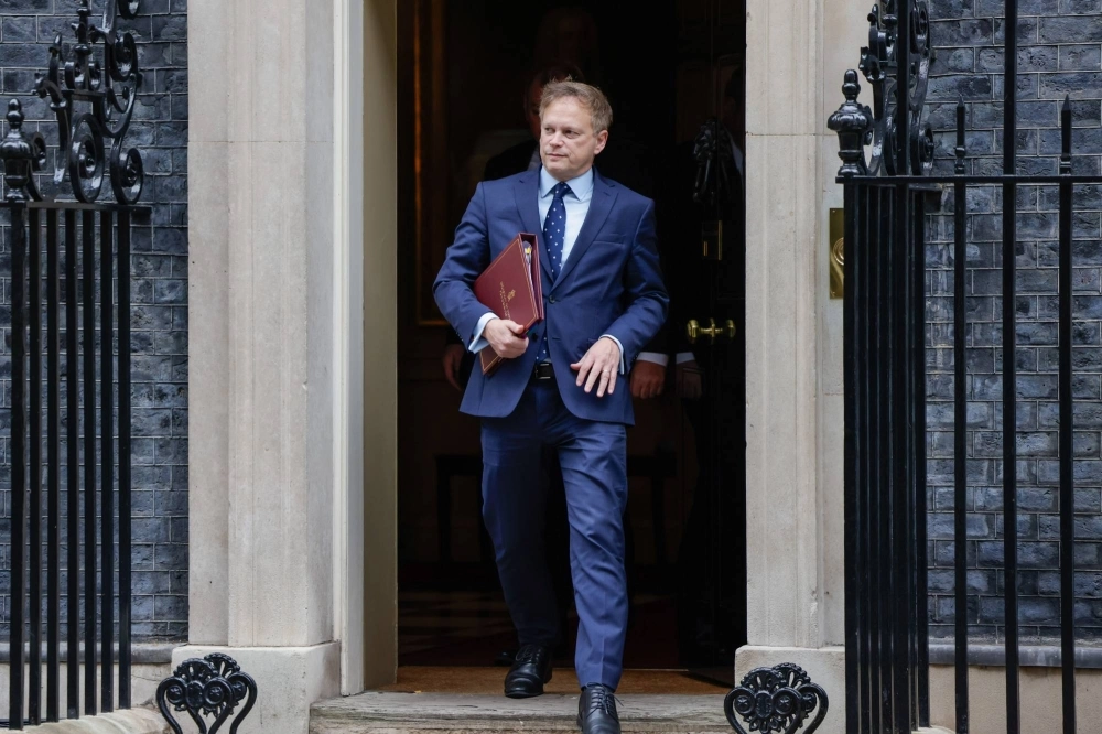 Grant Shapps, U.K. defense secretary, departs following a meeting of cabinet ministers at 10 Downing Street on Nov. 22, 2023. Grant Shapps, U.K. defense secretary, departs following a meeting of cabinet ministers at 10 Downing Street on Nov. 22, 2023.