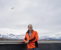 Travis Rector, an astronomer and a founder of Astronomers for Planet Earth, in Anchorage, Alaska, on May 1. | Ash Adams / The New York Times