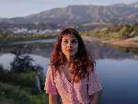 Raissa Estrela, an astrophysicist at NASA’s Jet Propulsion Laboratory, at Hahamongna Watershed Park in Pasadena, California, on April 29. | Stephen Ross Goldstein / The New York Times