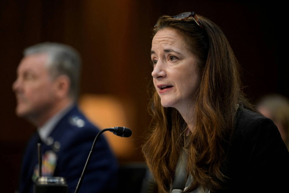U.S. Director of National Intelligence Avril Haines (right) and Director of Defense Intelligence Agency Lt. General Jeffrey A. Kruse testify before a Senate Armed Services Committee hearing on worldwide threats, at Capitol Hill in Washington on May 2. U.S. Director of National Intelligence Avril Haines (right) and Director of Defense Intelligence Agency Lt. General Jeffrey A. Kruse testify before a Senate Armed Services Committee hearing on worldwide threats, at Capitol Hill in Washington on May 2.