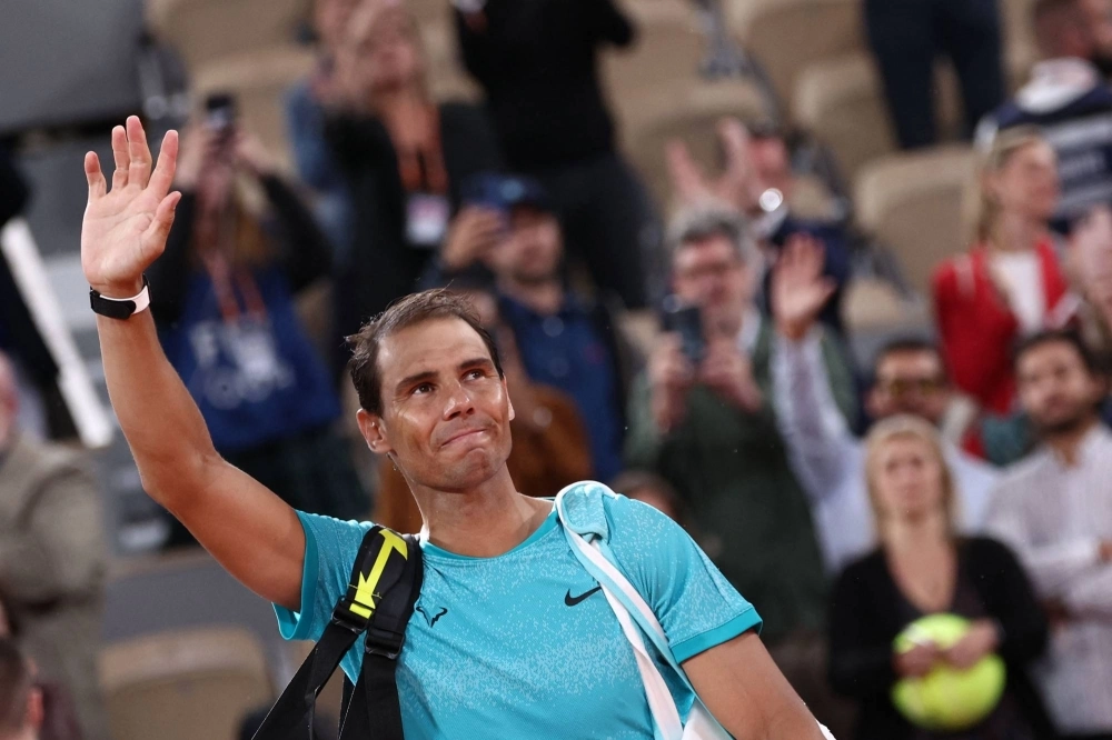 Spain's Rafael Nadal leaves the court after losing against Germany's Alexander Zverev in their men's singles match on day two of the French Open tennis tournament in Paris on Monday. Spain's Rafael Nadal leaves the court after losing against Germany's Alexander Zverev in their men's singles match on day two of the French Open tennis tournament in Paris on Monday.