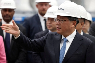 China's Premier Li Qiang visits Western Australia's only operating lithium hydroxide plant Tianqi Lithium Energy Australia (TLEA) in Kwinana, on the outskirts of Perth, on June 18. China's Premier Li Qiang visits Western Australia's only operating lithium hydroxide plant Tianqi Lithium Energy Australia (TLEA) in Kwinana, on the outskirts of Perth, on June 18.