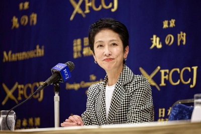 Renho attends a news conference in Tokyo on Friday. Renho needs to appeal to a wide range of voters in a race that has over 50 candidates, especially CDP and JCP supporters who don’t like incumbent Tokyo Gov. Yuriko Koike. Renho attends a news conference in Tokyo on Friday. Renho needs to appeal to a wide range of voters in a race that has over 50 candidates, especially CDP and JCP supporters who don’t like incumbent Tokyo Gov. Yuriko Koike.