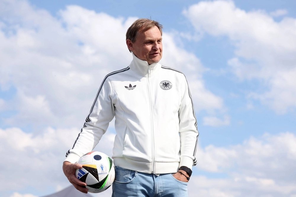 Adidas CEO Bjorn Gulden at Adi-Dassler-Sportplatz in Herzogenaurach, Germany, on June 10. Adidas CEO Bjorn Gulden at Adi-Dassler-Sportplatz in Herzogenaurach, Germany, on June 10.