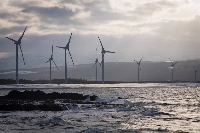 Wind turbines in Suttsu, Hokkaido  | Bloomberg