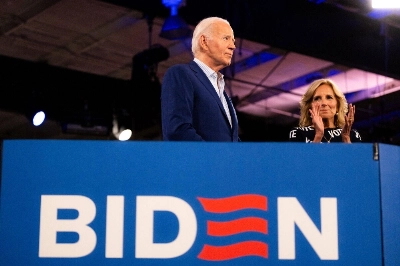 U.S. President Joe Biden and First Lady Jill Biden at a campaign event in North Carolina on Friday, the day following the president's disastrous debate performance against Donald Trump. Biden has brushed aside calls from some Democrats to step aside. U.S. President Joe Biden and First Lady Jill Biden at a campaign event in North Carolina on Friday, the day following the president's disastrous debate performance against Donald Trump. Biden has brushed aside calls from some Democrats to step aside.