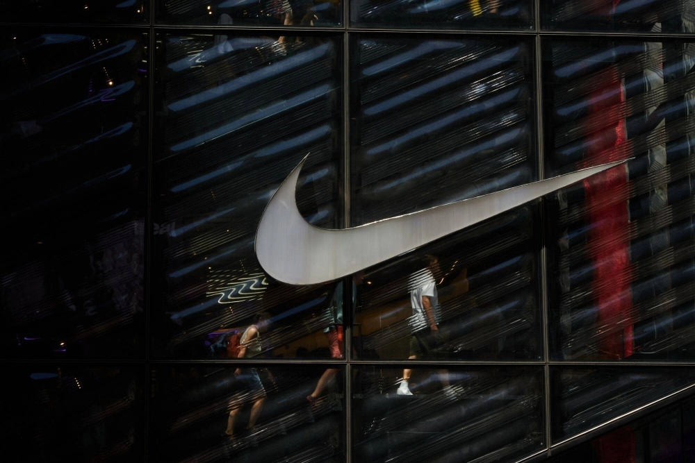 Shoppers inside the Nike House of Innovation store on Fifth Avenue in New York on Friday  Shoppers inside the Nike House of Innovation store on Fifth Avenue in New York on Friday