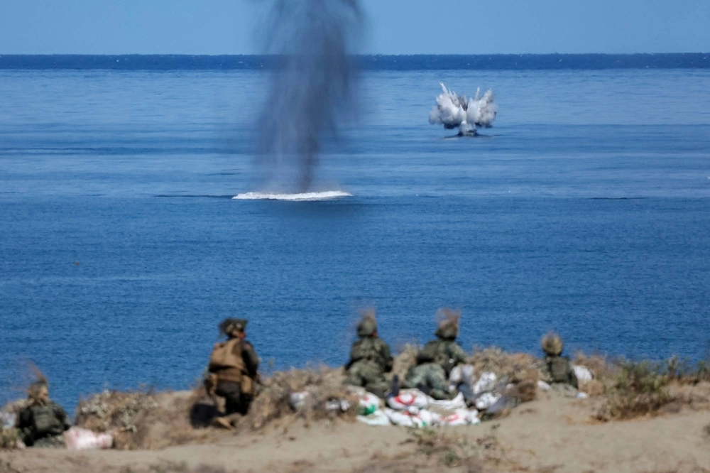 U.S. and Philippine soldiers participate in a live fire exercise at Laoag, Ilocos Norte, Philippines, on May 6. The Philippine Air Force embarked on its first overseas deployment in six decades on Wednesday alongside U.S. and Australian fighter jets. U.S. and Philippine soldiers participate in a live fire exercise at Laoag, Ilocos Norte, Philippines, on May 6. The Philippine Air Force embarked on its first overseas deployment in six decades on Wednesday alongside U.S. and Australian fighter jets.