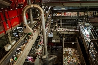 The machinery process at Veolia’s Southwark Integrated Waste Management Facility in London in June | Bloomberg