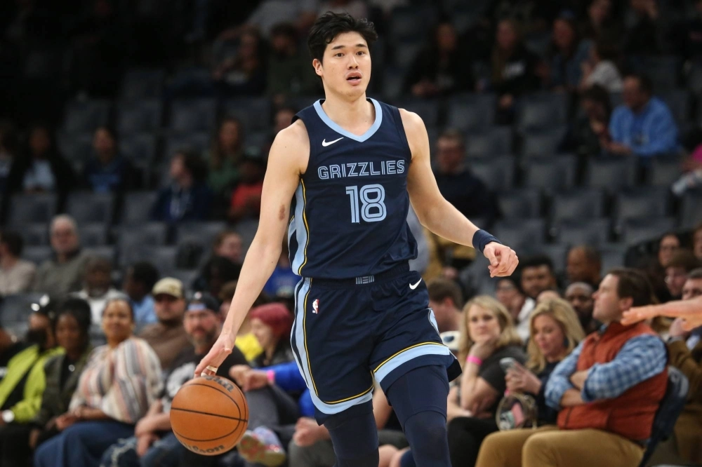 Yuta Watanabe played in 34 NBA games this season, including five for the Grizzlies.  Yuta Watanabe played in 34 NBA games this season, including five for the Grizzlies.