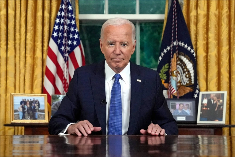 U.S. President Joe Biden addresses the nation about his decision to not seek reelection from the Oval Office on Wednesday. Biden’s decision to step aside and pass the torch to Vice President Kamala Harris now looks like it was inevitable in retrospect.  U.S. President Joe Biden addresses the nation about his decision to not seek reelection from the Oval Office on Wednesday. Biden’s decision to step aside and pass the torch to Vice President Kamala Harris now looks like it was inevitable in retrospect.