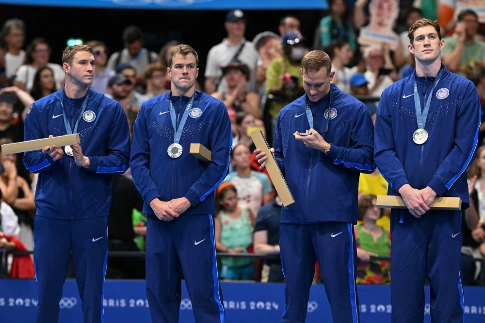 The United States' 64-year unbeaten run in the men's 4x100-meter medley ended on Sunday as China swept to a seismic win. The United States' 64-year unbeaten run in the men's 4x100-meter medley ended on Sunday as China swept to a seismic win.