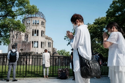 People pray at the Atomic Bomb Dome in Hiroshima to mark the anniversary of the dropping of the A-bomb in 1945. Over half a century on, the global framework to stop nuclear weapons proliferation needs a serious rethink. People pray at the Atomic Bomb Dome in Hiroshima to mark the anniversary of the dropping of the A-bomb in 1945. Over half a century on, the global framework to stop nuclear weapons proliferation needs a serious rethink.