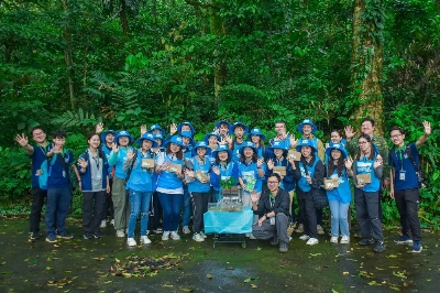 A nature experience program at the Global Mizuiku Summit in Vietnam. A nature experience program at the Global Mizuiku Summit in Vietnam.