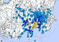 A 5.3 magnitude earthquake struck the Kanto region on Friday evening.  | Japan Meteorological Agency
