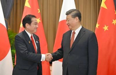 Prime Minister Fumio Kishida meets with Chinese leader Xi Jinping at a summit in Bangkok in November 2022. Despite Japan-China relations stagnating in recent years, Xi's administration presents some interesting opportunities for an overture between the two countries. Prime Minister Fumio Kishida meets with Chinese leader Xi Jinping at a summit in Bangkok in November 2022. Despite Japan-China relations stagnating in recent years, Xi's administration presents some interesting opportunities for an overture between the two countries.