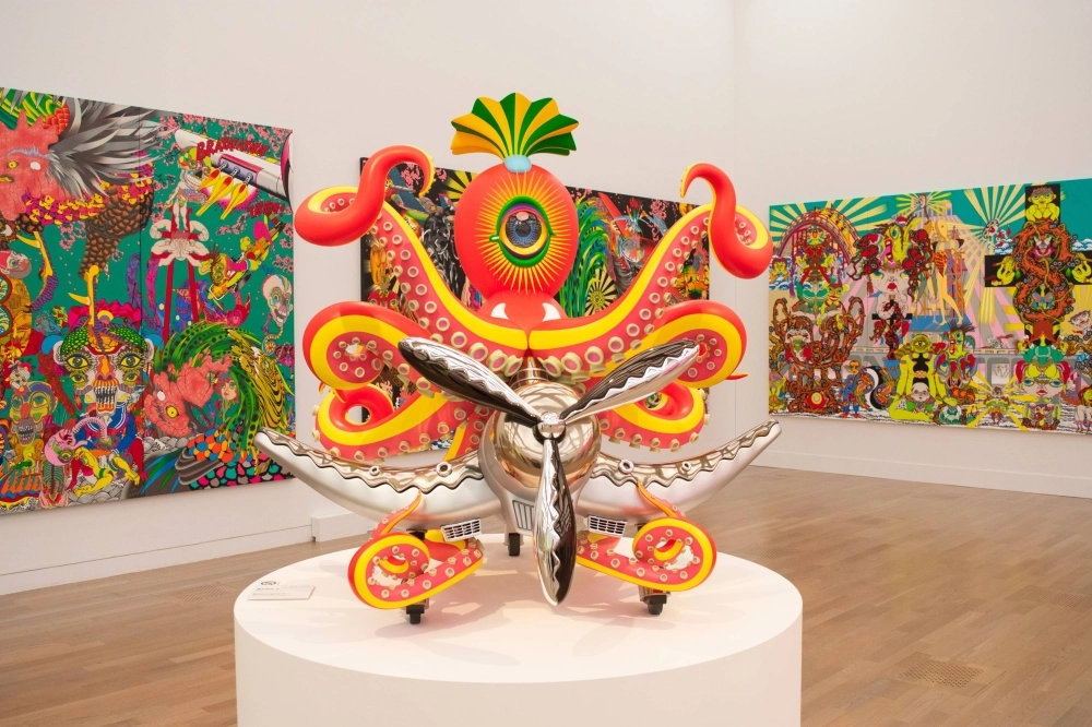 Keiichi Tanaami’s works of ink, collage, sculpture and silkscreen popped with saturated color and exploded with motion. Keiichi Tanaami’s works of ink, collage, sculpture and silkscreen popped with saturated color and exploded with motion.