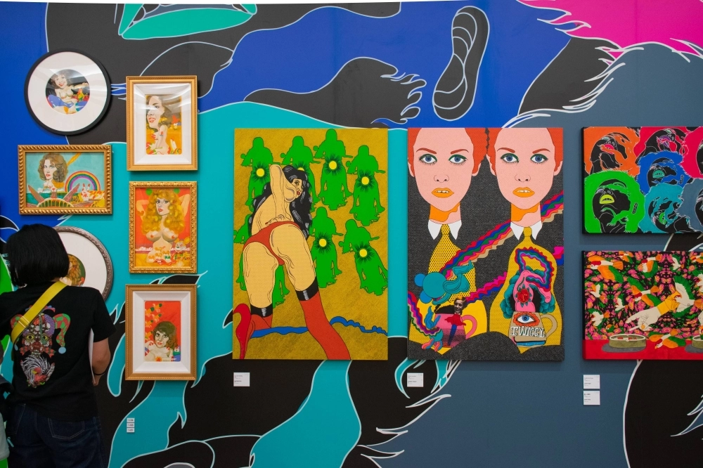 Keiichi Tanaami, who served as the first art director of Playboy magazine’s Japan edition, depicted women in various states of enticement and exploitation. Keiichi Tanaami, who served as the first art director of Playboy magazine’s Japan edition, depicted women in various states of enticement and exploitation.