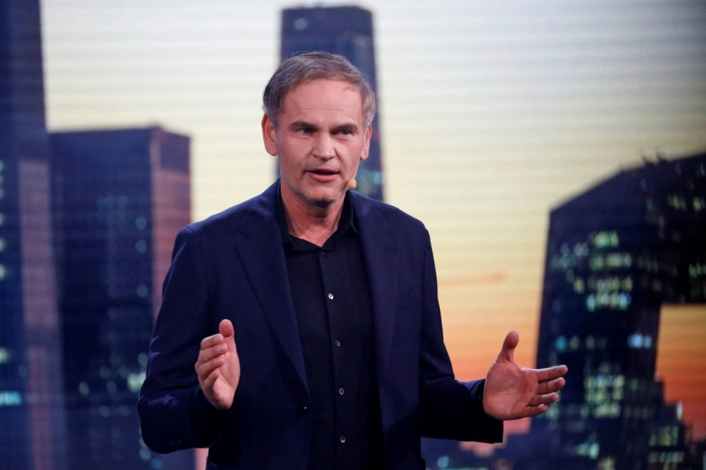 Volkswagen Chief Executive Officer Oliver Blume speaks at a Volkswagen media event in Beijing on April 24. Volkswagen Chief Executive Officer Oliver Blume speaks at a Volkswagen media event in Beijing on April 24.