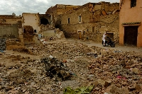 Damaged buildings in the Mellah, or Jewish quarter of Marrakech, Morocco, in October 2023, in the aftermath of a deadly earthquake the previous month. | REUTERS