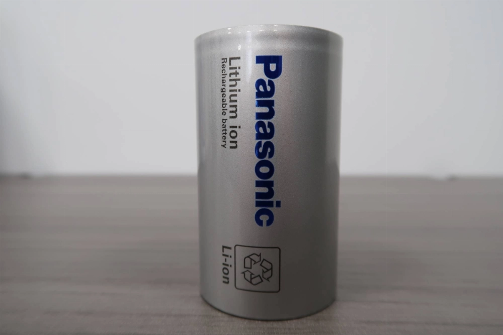 Panasonic’s 4680 cylindrical lithium-ion cell Panasonic’s 4680 cylindrical lithium-ion cell