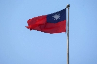 A Taiwan flag at Liberty Square in Taipei in 2022. Taiwan’s defense ministry says it expects a $228 million arms sale package approved by the U.S. State Department to "become effective" within a month. | REUTERS