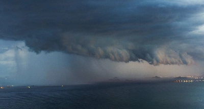 Typhoon Yagi approaches Huizhou, China, on Sept. 5. Typhoon Yagi approaches Huizhou, China, on Sept. 5.