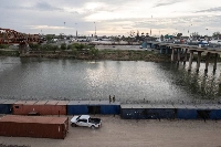 U.S. border guards in Eagle Pass, Texas, in February | Reuters