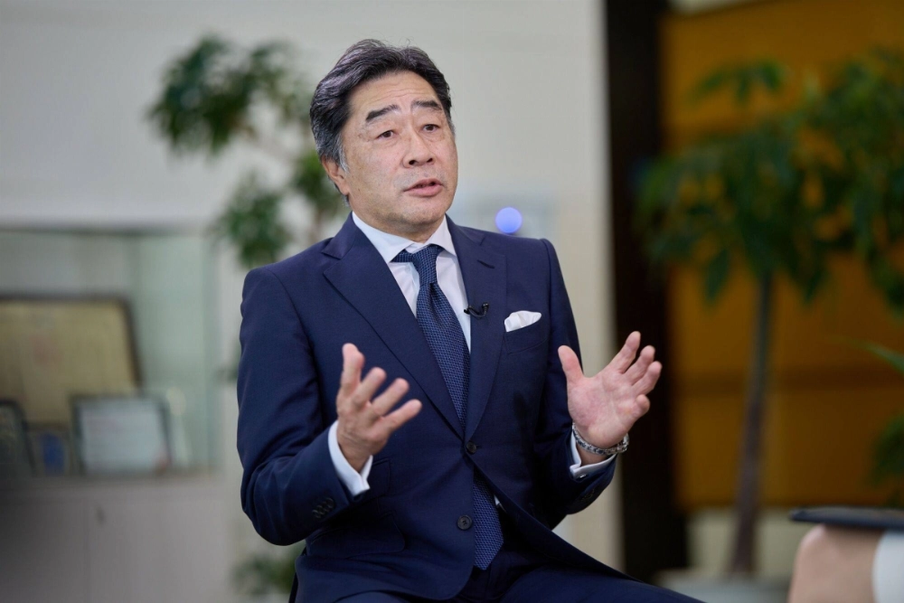 Toshiki Kawai, chief executive officer of Tokyo Electron Toshiki Kawai, chief executive officer of Tokyo Electron
