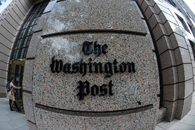 The Washington Post newspaper's headquarters is seen on K Street in Washington in May 2019. The Washington Post newspaper's headquarters is seen on K Street in Washington in May 2019.