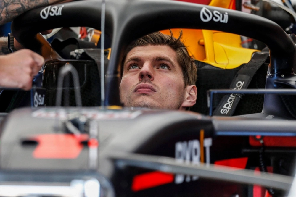 Max Verstappen sits in his car while preparing for the Brazilian Grand Prix in Sao Paulo on Thursday. Max Verstappen sits in his car while preparing for the Brazilian Grand Prix in Sao Paulo on Thursday.